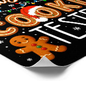 Poster Christmas Cookie Tester Taster Funny Family Baking (Coin)