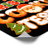 Poster Christmas Cookie Tester Taster Funny Family Baking (Coin)