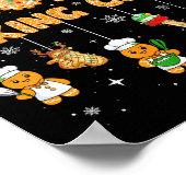 Poster Christmas Cookies Baking Crew Funny Cookie Family  (Coin)