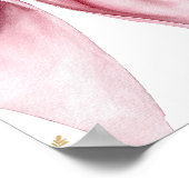 Poster Christmas Coquette Bow Santa Baby Shower Welcome (Coin)