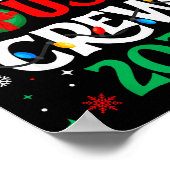 Poster Christmas Cousin Crew 2025 Xmas Funny Matching Fam (Coin)