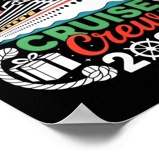 Poster Christmas Cruise Crew 2025 Matching  (Coin)