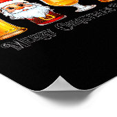 Poster Christmas Drinking Merry Christmas Santa Beer (Coin)