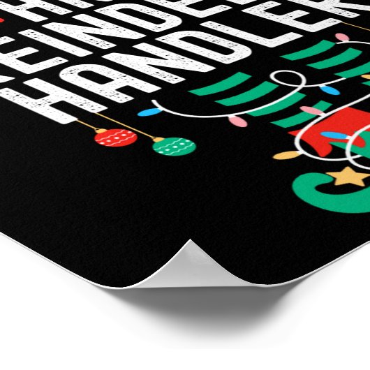 Poster Christmas Elf Office Team Party Family Matching (Coin)