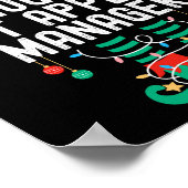 Poster Christmas Elf Office Team Party Family Matching (Coin)