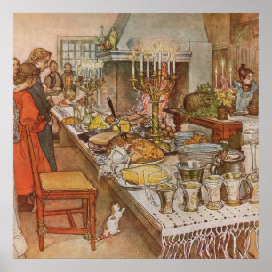 Poster Christmas Eve Carl Larsson 1904