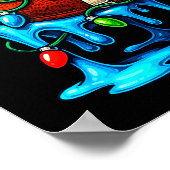 Poster Christmas Football Drip Ice Cream Dripng  (Coin)