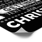 Poster Christmas Funny Just Checked My Bank Account Gift (Coin)