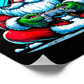 Poster Christmas Gamer Boys Video Game Santa Xmas (Coin)