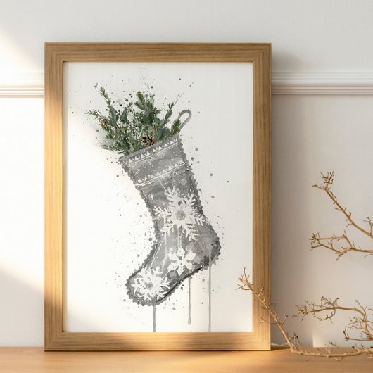 Poster Christmas Gift Christmas Stocking