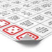 Poster Christmas Gift Exchange Games, Christmas Dice Game (Coin)