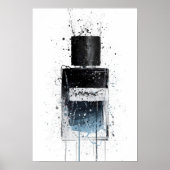 Poster Christmas Gift Fragrance Bottle (Devant)