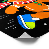 Poster Christmas Gingerbread Dash Running Runner Xmas Mar (Coin)