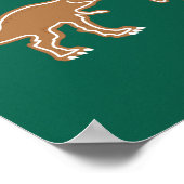 Poster Christmas Gingerbread Dinosaur Cookie Hunt (Coin)