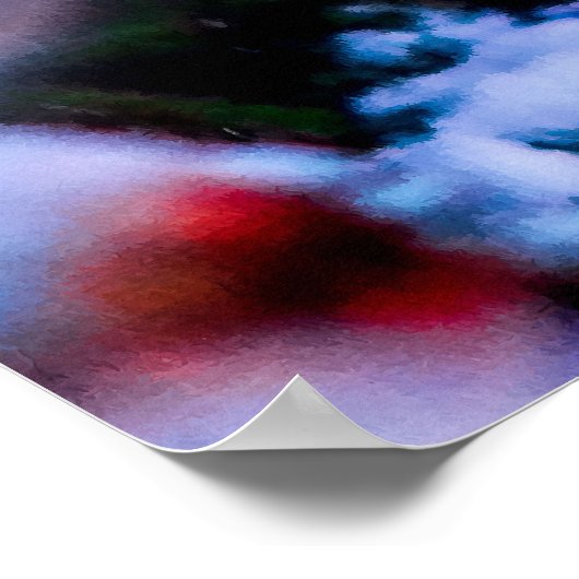 Poster Christmas Idyll charme (Coin)