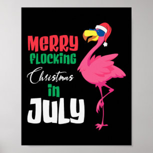 Poster Christmas In July Summer Xmas Decoration Men Women