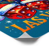 Poster Christmas In Las Vegas Funny Holiday Design Long S (Coin)