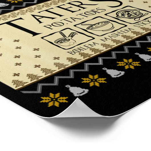 Poster Christmas L O T R Taters Tatoes Boilem Mashem Ug  (Coin)