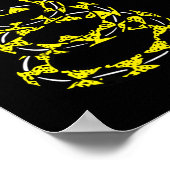 Poster Christmas Libertarian Gadsden Don't Tread Snake  (Coin)