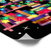 Poster Christmas Library Tree Love Reading Books Nerd Tea (Coin)