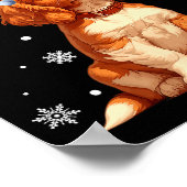 Poster Christmas Lights Cavalier King Charles Spaniel Xma (Coin)