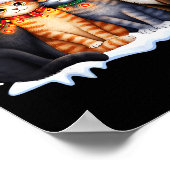 Poster Christmas Lights For Cat Lovers Xmas  (Coin)