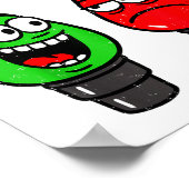 Poster Christmas Lights Joke Light Bulb Working Off On Pu (Coin)