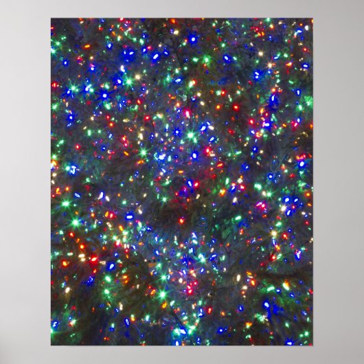 Poster Christmas lights, Portland, Oregon (Devant)