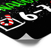 Poster Christmas List Nice Naughty 6 7 Funny Six Seven Me (Coin)