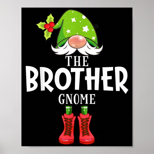 Poster Christmas Matching Family The Brother Gnome (Devant)