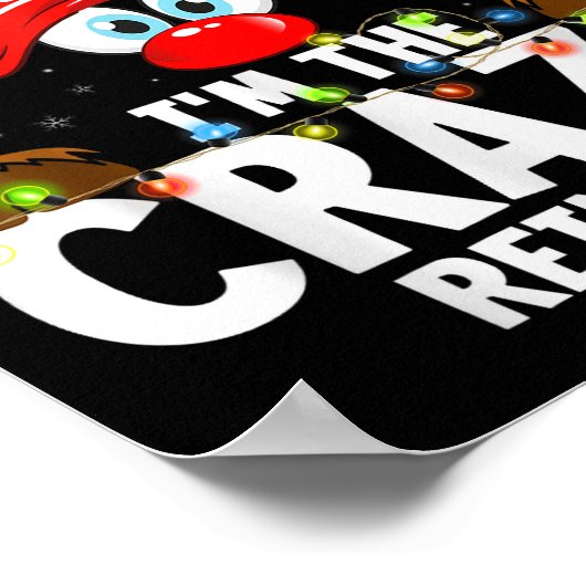 Poster Christmas Matching I'm The Crazy Reindeer  (Coin)