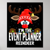 Poster Christmas Matching I'm The Event Planner Reindeer (Devant)
