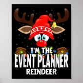Poster Christmas Matching I'm The Event Planner Reindeer (Devant)