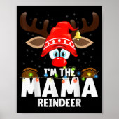 Poster Christmas Matching I'm The Mama Reindeer  (Devant)