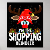 Poster Christmas Matching I'm The Shopng Reindeer (Devant)