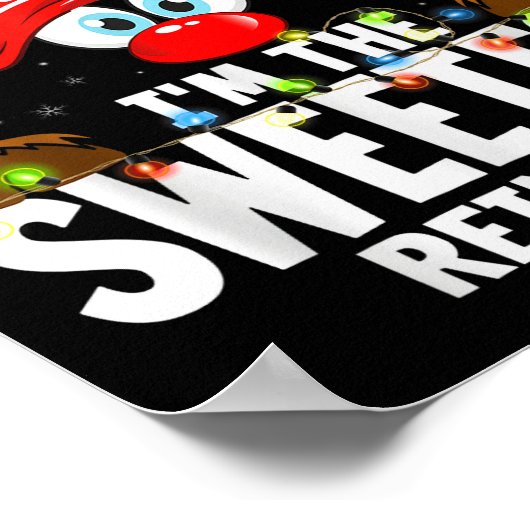 Poster Christmas Matching I'm The Sweetest Reindeer  (Coin)