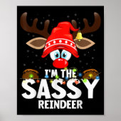 Poster Christmas Matching I'm The Sy Reindeer (Devant)