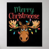 Poster Christmas Moose Merry Christmoose Men Women (Devant)