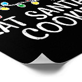 Poster Christmas Most Likely Eat Santas Cookies Xmas Matc (Coin)