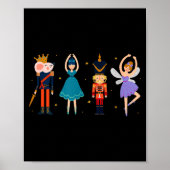 Poster Christmas Nutcracker Ballet - Nutcracker  (Devant)