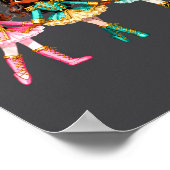 Poster Christmas Nutcracker Black Girls Kids Festive Xmas (Coin)