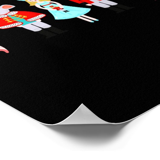 Poster Christmas Nutcracker Character Illustrations (Coin)