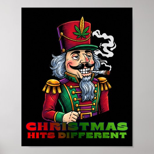 Poster Christmas Nutcracker Christmas Hits Different  (Devant)