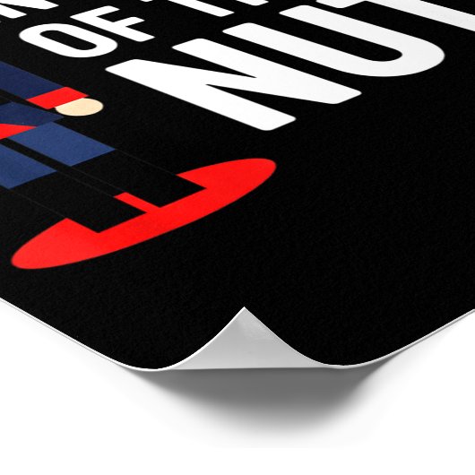 Poster Christmas Nutcracker In Charge Of These Nuts Funny (Coin)