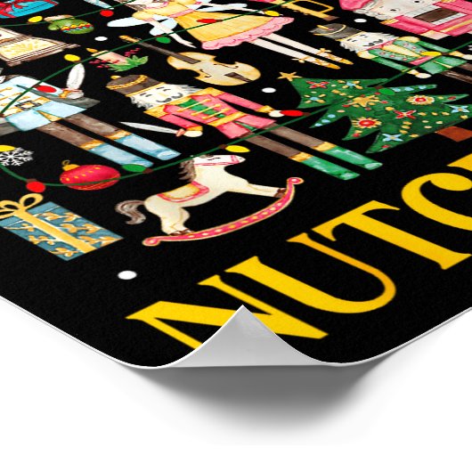 Poster Christmas Nutcracker Squad Ballet Dance Women Kid (Coin)