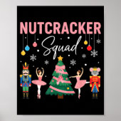 Poster Christmas Nutcracker Squad Ballet Dance Women Kids (Devant)
