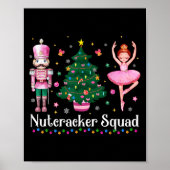 Poster Christmas Nutcracker Squad Ballet Dance Women Kids (Devant)