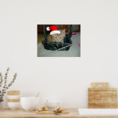 Poster Christmas Orange Tabby Kitten (Cuisine)
