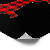 Poster Christmas Pajama Dachshund Dog Tee Dogs Pajamas Xm (Coin)