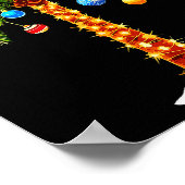 Poster Christmas Palm Tree Hawaiian Trocal Xmas (Coin)